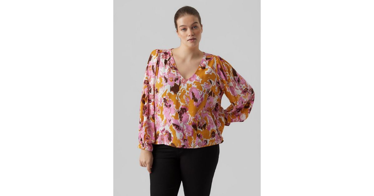 Foulard Vero Modo à Motif Cercle Floral - Occasion - Accessoire Tendance Pour Femme