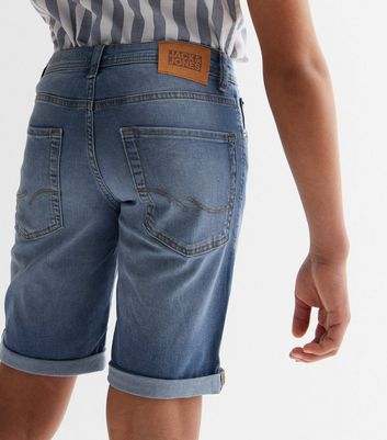 Jack & Jones Junior Blue Denim Shorts