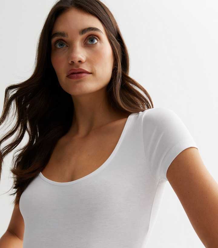 Women's U-neck Jersey T-shirt