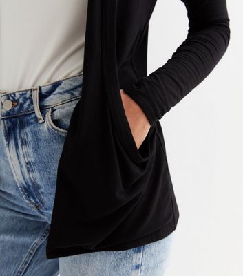 Long sleeve black sale cardigan with pockets