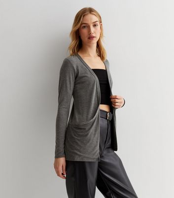 Long dark grey on sale cardigan