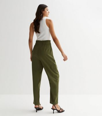 Belted cargo clearance pants