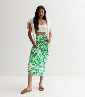 Green hotsell sarong skirt