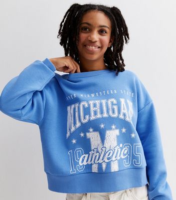 Girls blue online sweatshirt