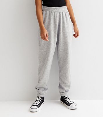 Kids grey best sale joggers girls