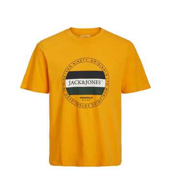 Jack & Jones Junior Yellow Circle Logo T-Shirt