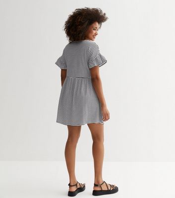 Striped discount smock dress