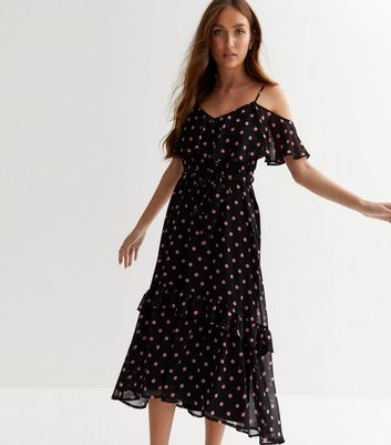 Cold shoulder shop midi summer dresses