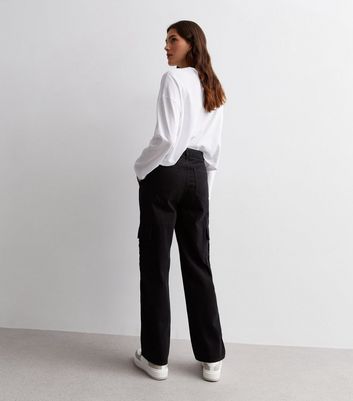 Khaki Drawstring Cuffed Cargo Trousers  New Look