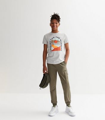 Boys khaki hot sale cargo pants