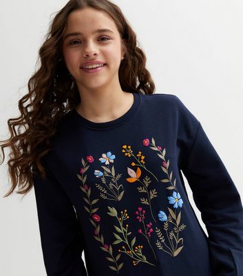 Loft 2025 floral sweatshirt