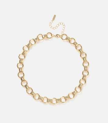 Freedom Gold Link Chain Bracelet