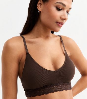 seamless lace bralette