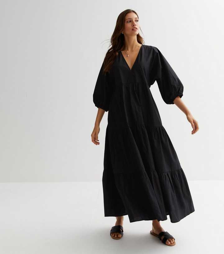 tiered dress maxi