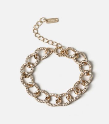 chunky diamante bracelet