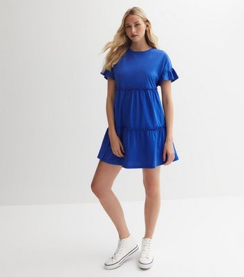 New look store tiered smock dress