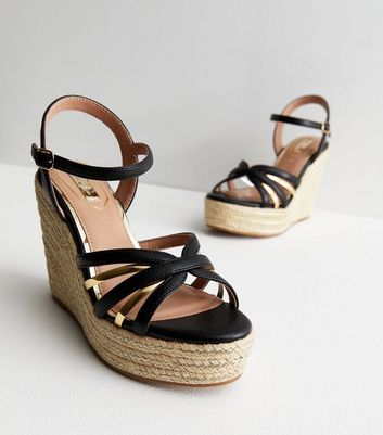 Womens Black Wedge Sandals | Wedge Black Sandals | Gabor Shoes