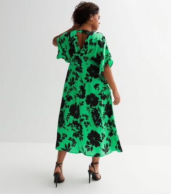 Kimono sleeve hotsell midi dress