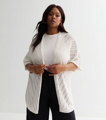 Plus size clearance white summer cardigan