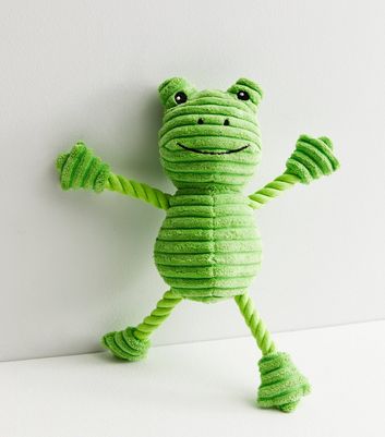 Green frog dog outlet toy