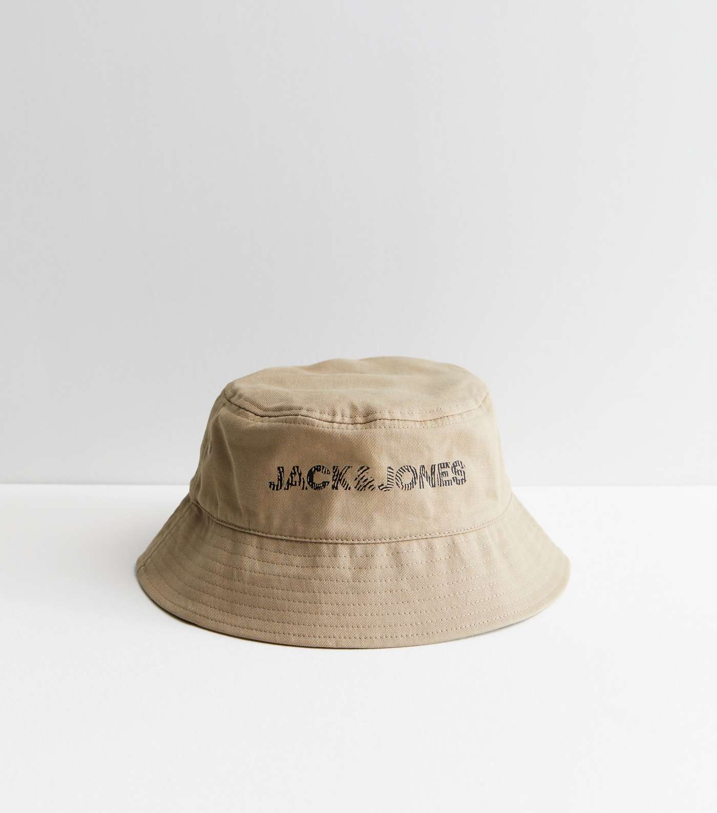 Jack & Jones Stone Logo Bucket Hat Image 2