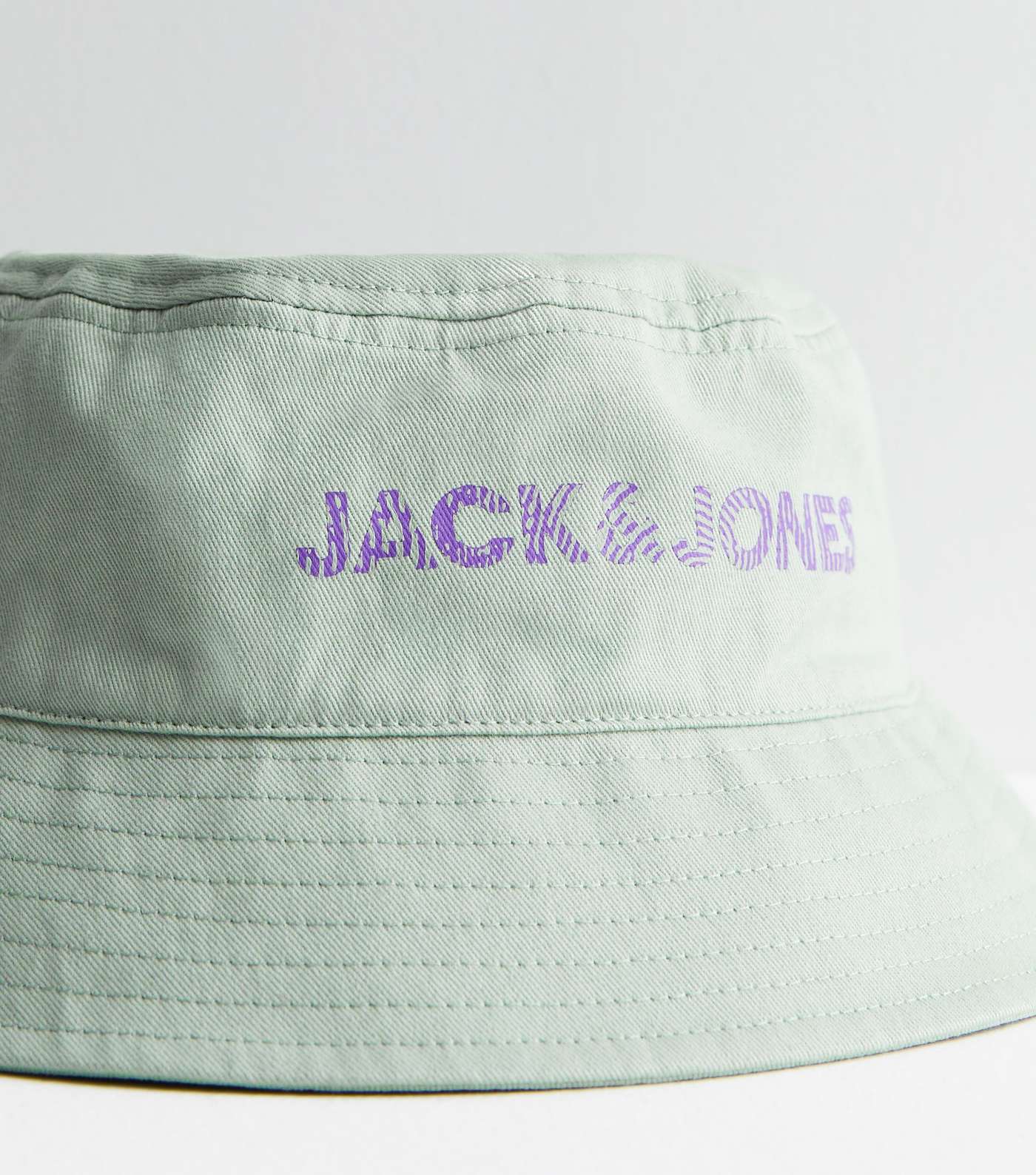 Jack & Jones Light Green Logo Bucket Hat Image 3