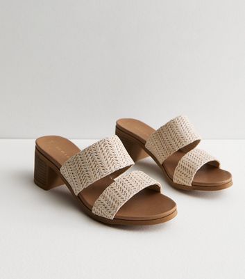 Miss l shop fire raffia mules