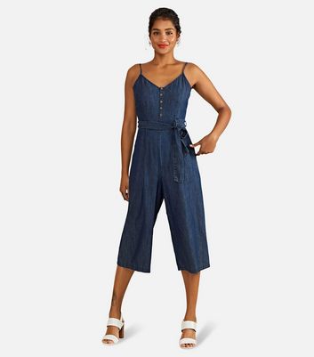 Strappy 2025 denim jumpsuit