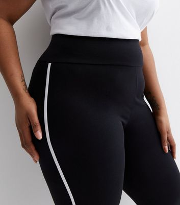 Womens side stripe leggings sales