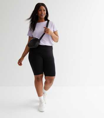 Curves High Waisted Cycling Shorts