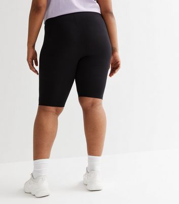 Curves High Waisted Cycling Shorts New Look