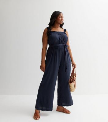 Denim plus hot sale size jumpsuit