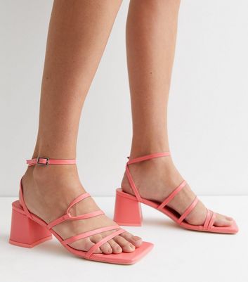 Coral strappy outlet shoes