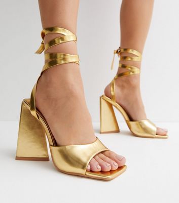 Buy Mochi Women Rose-Gold Party Sandals Online | SKU: 40-2410-52-38 – Mochi  Shoes