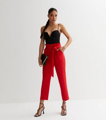 Red Alert Trouser Suit + Style With a Smile Link Up - Style Splash