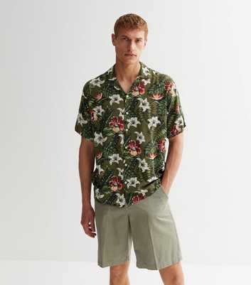Jack & Jones Tropical Floral Short Sleeve Shirt
