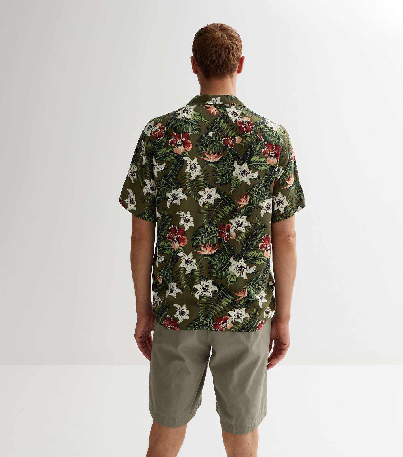Jack & Jones Tropical Floral Short Sleeve Shirt Image 4