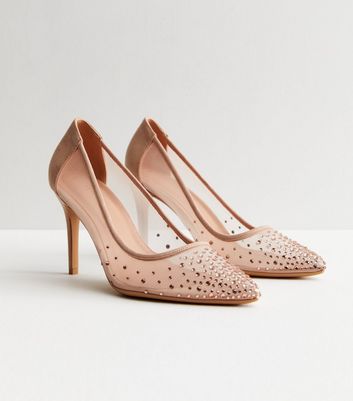 Mesh hot sale court heels