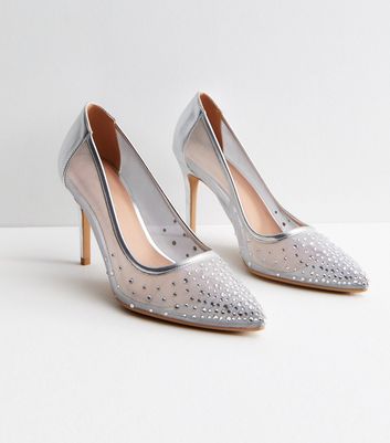 Mesh shoes outlet heels