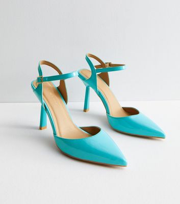 Blue patent hot sale shoes ladies