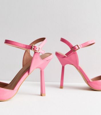 Hot pink 2025 patent heels