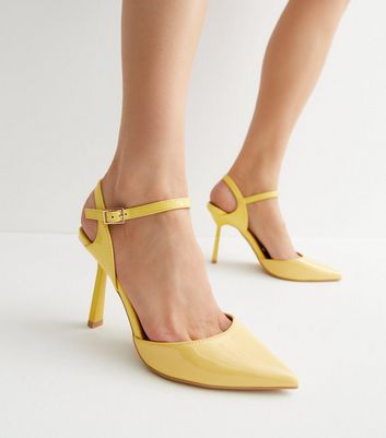 Mustard heels new look sale