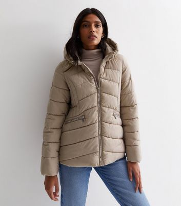 New look fitted deals puffer jacket