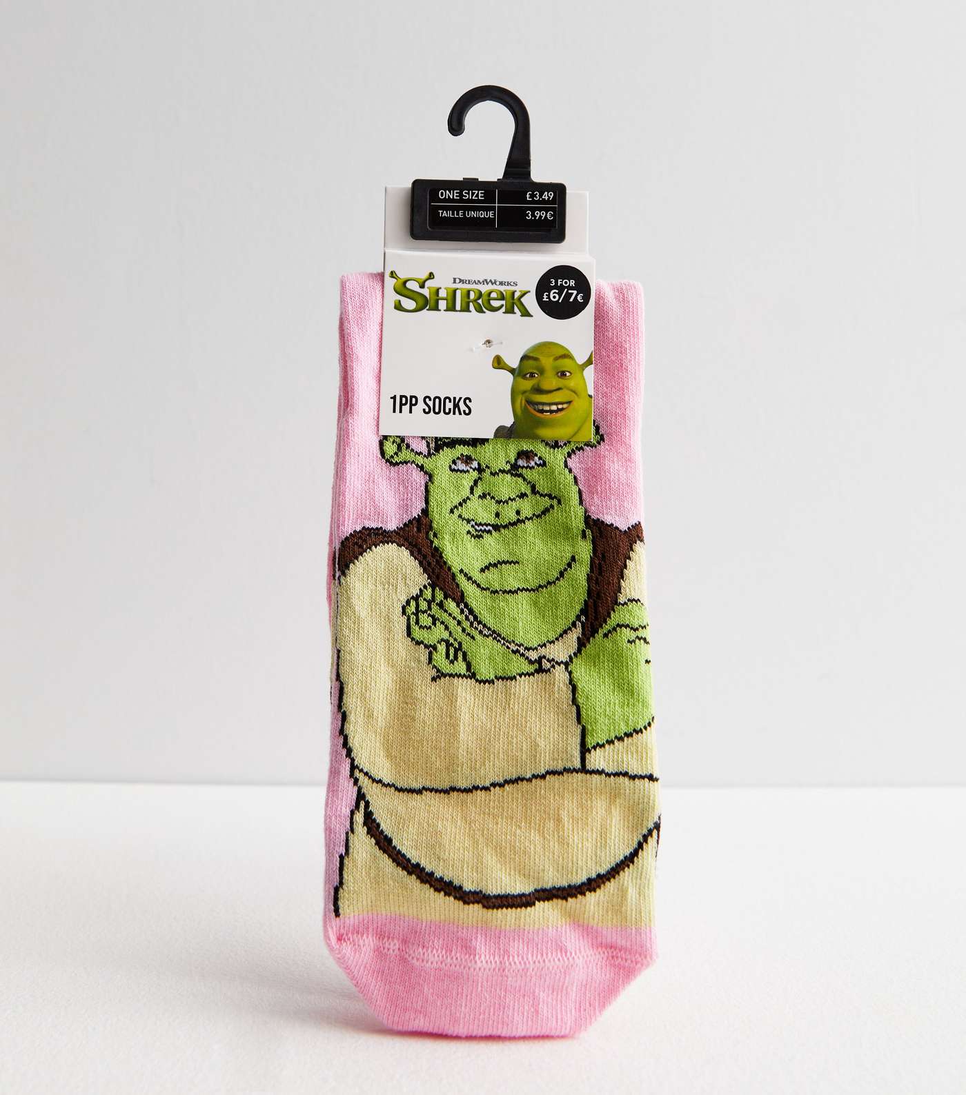 Pink Shrek Socks Image 3