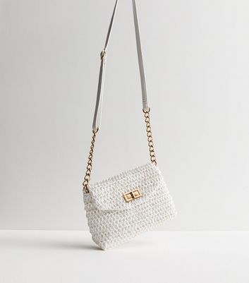 New look wicker on sale bag