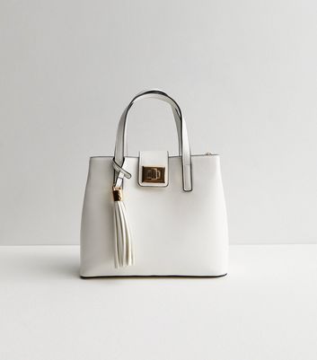 White handbag new online look