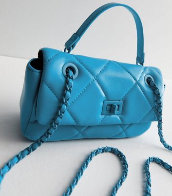 Turquoise leather crossbody on sale bag