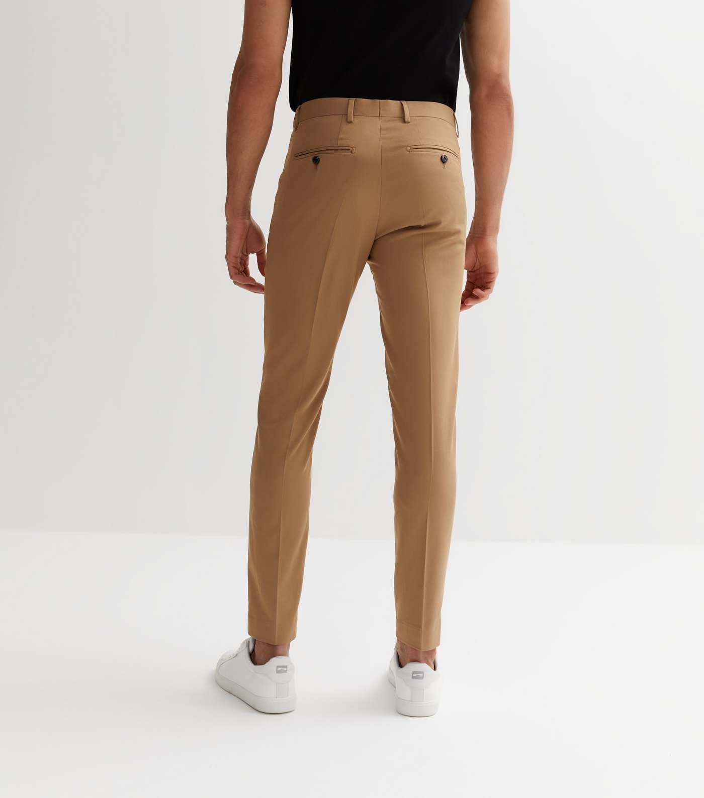 Jack & Jones Camel Slim Fit Trousers Image 4
