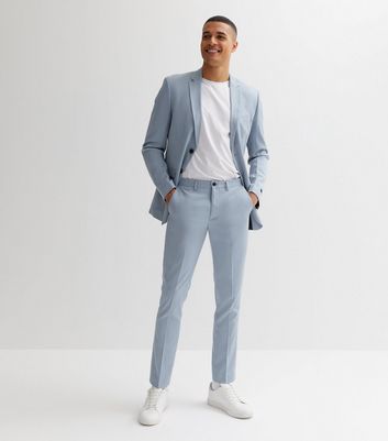 Buy Men Blue Check Slim Fit Wedding Two Piece Suit Online  682386  Peter  England