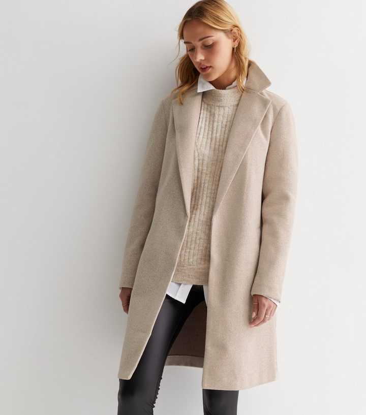 Cream Unlined Formal Coat | New Look
